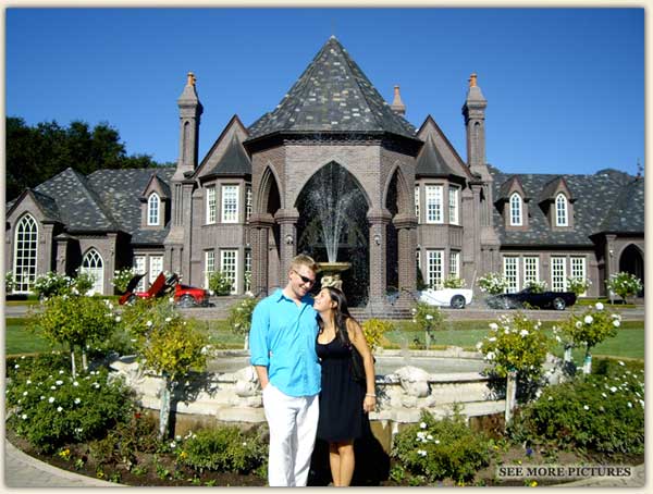 Lisa and Scott wine tasting